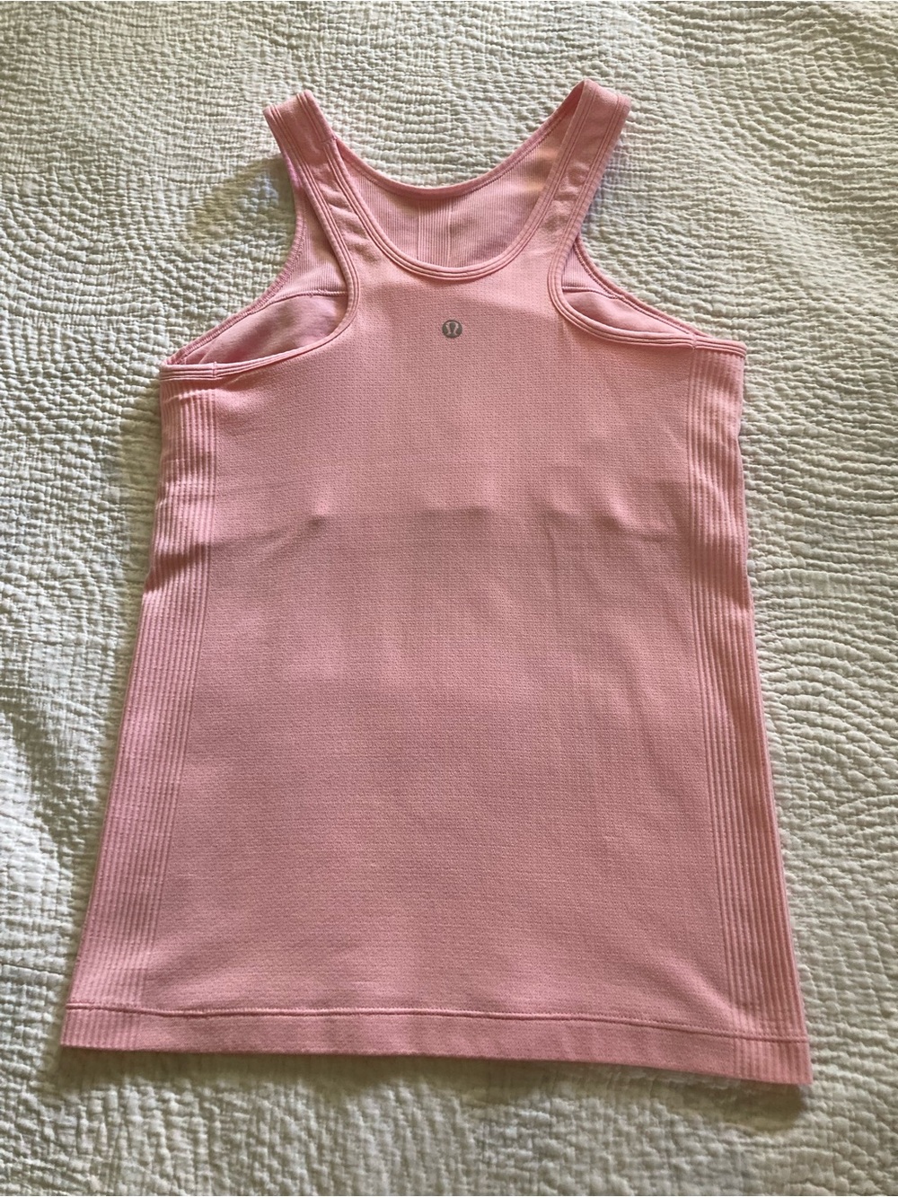 Cute Lululemon Seamlessly Covered Tank in Pretty Candy Pink - Picture 11 of 13